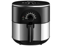 Costway 3.5QT Electric Stainless Steel Air Fryer Oven Oilless Cooker 1300W Auto Shut Off