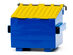 Dumpsty Jr: Mini Desktop Bin (Fresh Blue/Square)