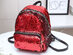 Sequin Mini Backpack (Red)