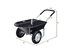 Costway 2 Tire Wheelbarrow Cart Heavy-duty Dolly Utility Cart - Black