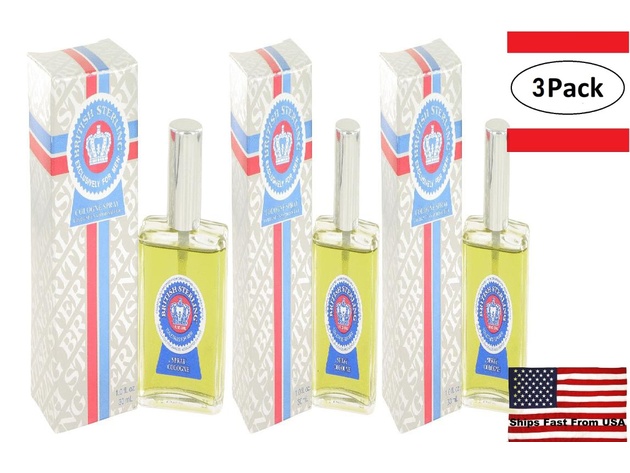 3 Pack BRITISH STERLING by Dana Cologne Spray 1 oz for Men