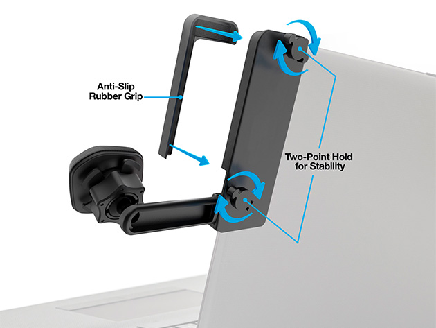 Naztech Magnetic Phone/Tablet Mount for Laptops