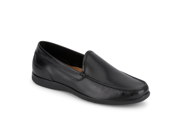 Dockers Mens Lindon Leather Dress Casual Loafer Shoe - 8 M Black
