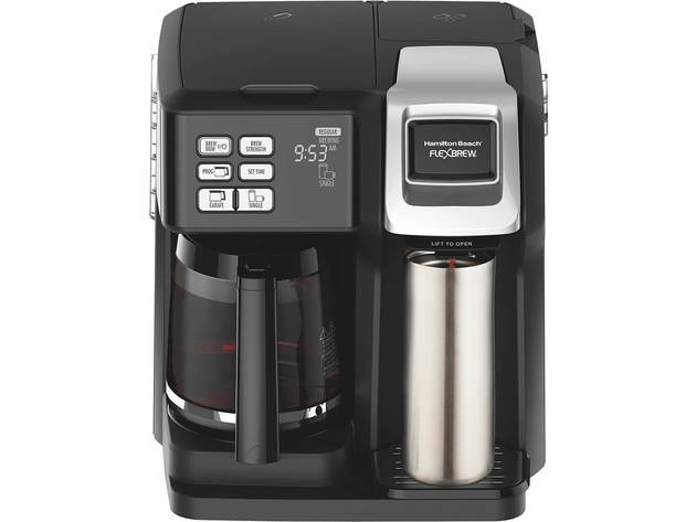Hamilton Beach 49976 FlexBrew 12 Cup Coffee Maker with Pod Brewer