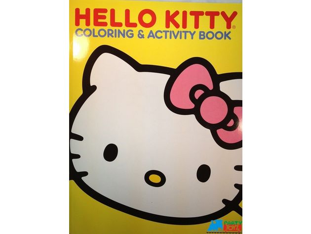 Hello Kitty 60 pg. Coloring and Activity Book - Yellow