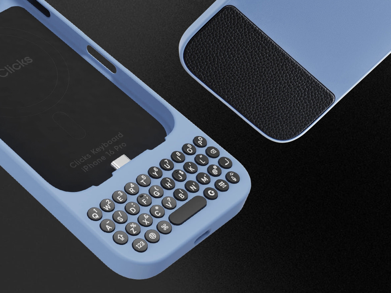 Clicks Keyboard Phone Case (Surf/iPhone 16 Pro Max)