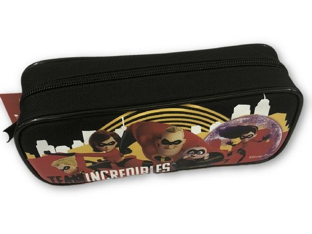 Pencil Case - Incredibles - Black - w Zipper