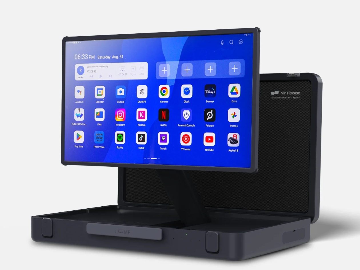 Pixcase 27" Portable Battery-Powered Touchscreen Entertainment System