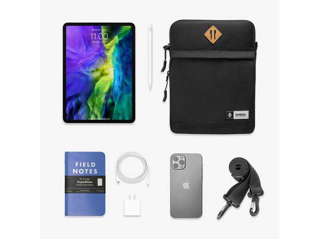 tomtoc A20 Tablet Bag for 10.9 New iPad Air | 11'' iPad Pro Black