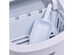 Costway White Portable Compact Electric Ice Maker Machine Mini Cube 26lb/Day - White