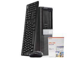Dell OptiPlex 980 Desktop PC, Intel i5-650 3.1GHz, 16GB RAM, 1TB HDD, Windows 10 Pro, Microsoft Office 365 Personal, New 16GB Flash Drive, Wireless Keyboard & Mouse, WiFi, Bluetooth (Renewed)