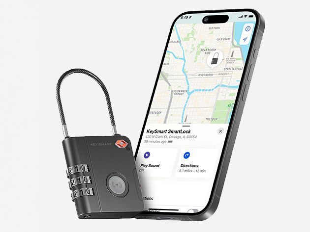 SmartLock: TSA-Approved Travel Lock with Apple Find My App Integration