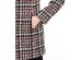 Calvin Klein Women's Petite Tweed Plaid Topper Jacket Red Size 12