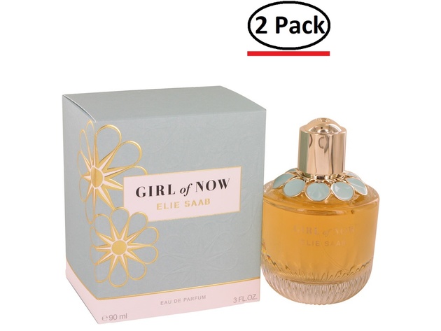 Girl of Now by Elie Saab Eau De Parfum Spray 3 oz for Women (Package of 2)