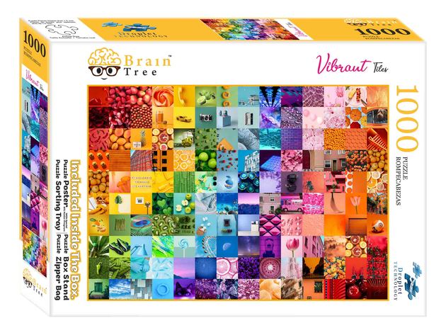 Vibrant Tiles Jigsaw Puzzles 1000 Piece