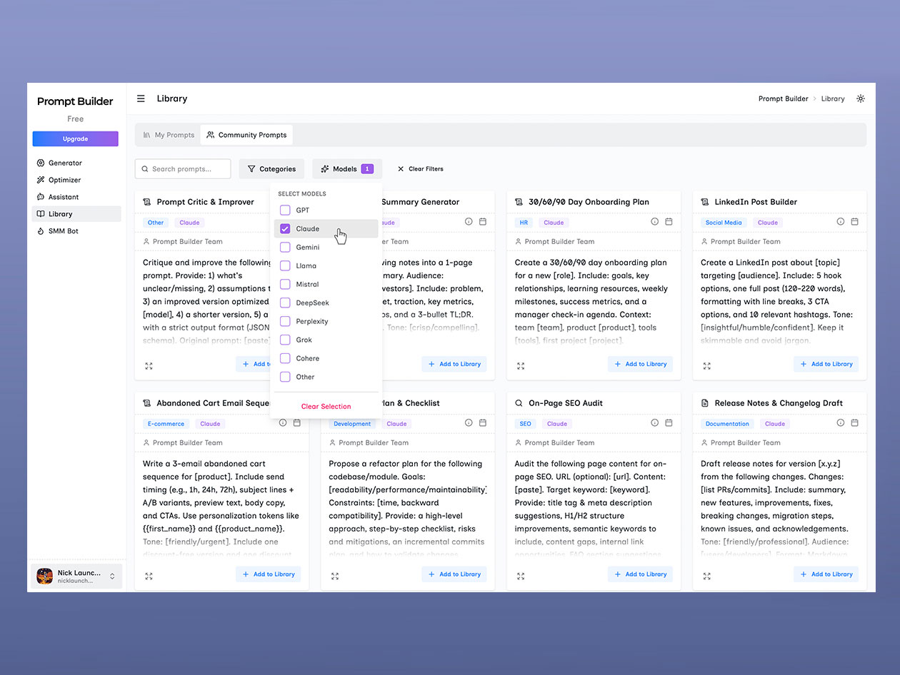 PromptBuilder - AI Prompt Engineer: Lifetime Subscription