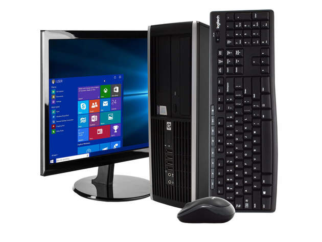 HP EliteDesk 8100 Desktop Computer PC, 3.10 GHz Intel i5 Dual Core Gen 1, 8GB DDR3 RAM, 1TB Hard Disk Drive (HDD) SATA Hard Drive, Windows 10 Professional 64bit (Renewed)