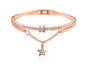 Rose Gold White Pav'e Celestial Bangle