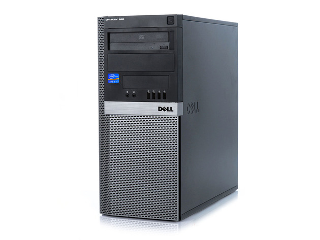 Dell Optiplex 980 Tower Computer PC, 3.20 GHz Intel i5 Dual Core, 4GB DDR3 RAM, 240GB SSD Hard Drive, Windows 10 Home 64 bit (Renewed)