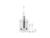 Platinum Sonic Toothbrush & UV Sanitizing Charging Base With 2 Bonus Brush Heads (Charcoal)
