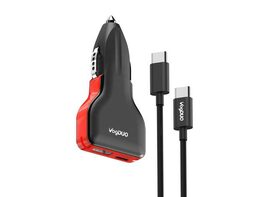 57W USB-C Car Charger Black