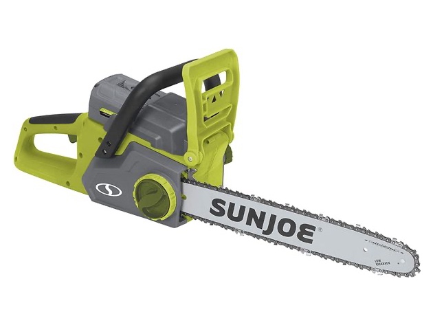 Sun Joe ION16CSCT iON16CS-CT 40-Volt Cordless 16-Inch Chain Saw w/Brushless Moto (Used, Damaged Retail Box)