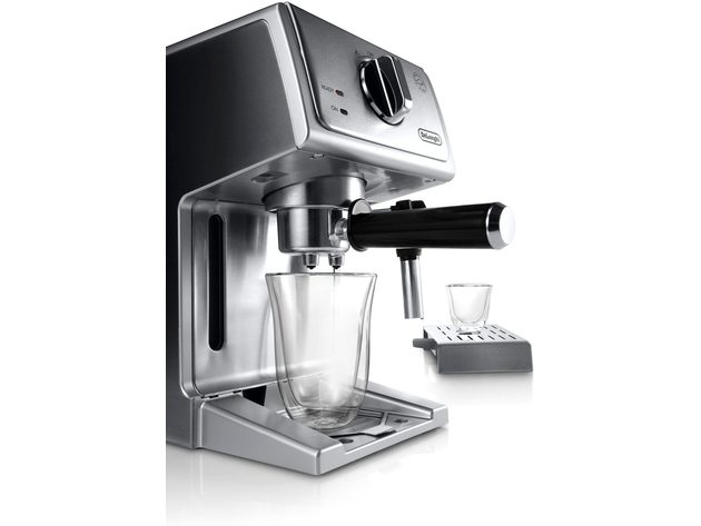 De'Longhi Bar Pump Espresso and Cappuccino Machine, 15" - Stainless Steel