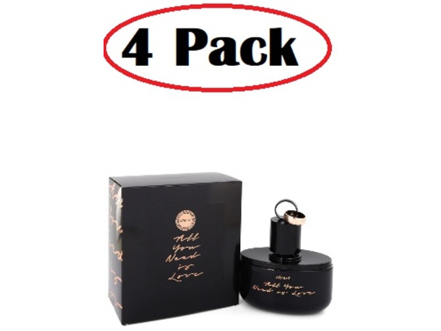4 Pack of Armaf All you need is Love by Armaf Eau De Parfum Spray 3.4 oz
