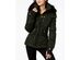 XOXO Juniors' Faux-Fur-Trim Hooded Puffer Coat Olive Size Extra Large
