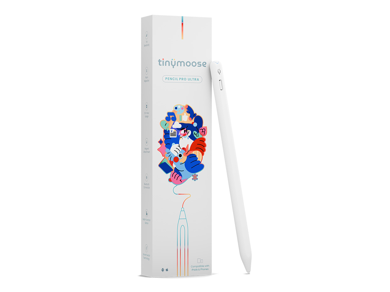 Tinymoose Pencil Pro Ultra Stylus with Smart Switch™ for iOS & Android