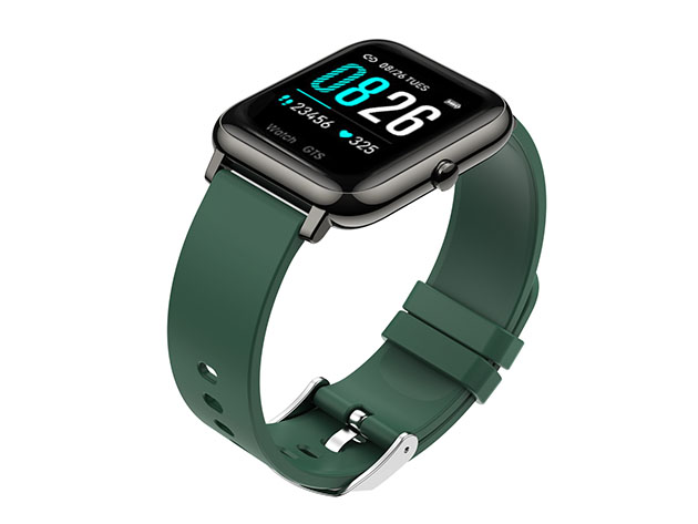 OXITEMP Smart Watch with Live Oximeter (Green)