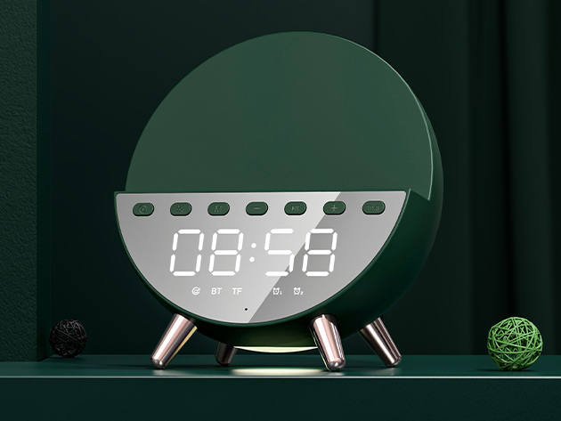 Sunrise and Shine Digital Alarm Clock (Green) 