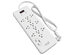 One Power Strip Surge Protector (12 Outlets + 2 USB Ports)