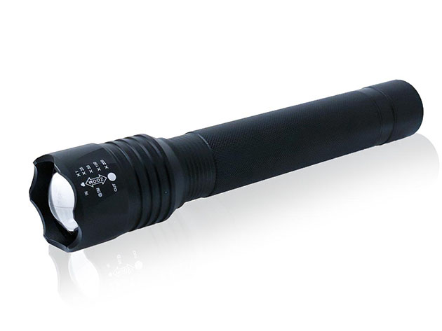 A flashlight 