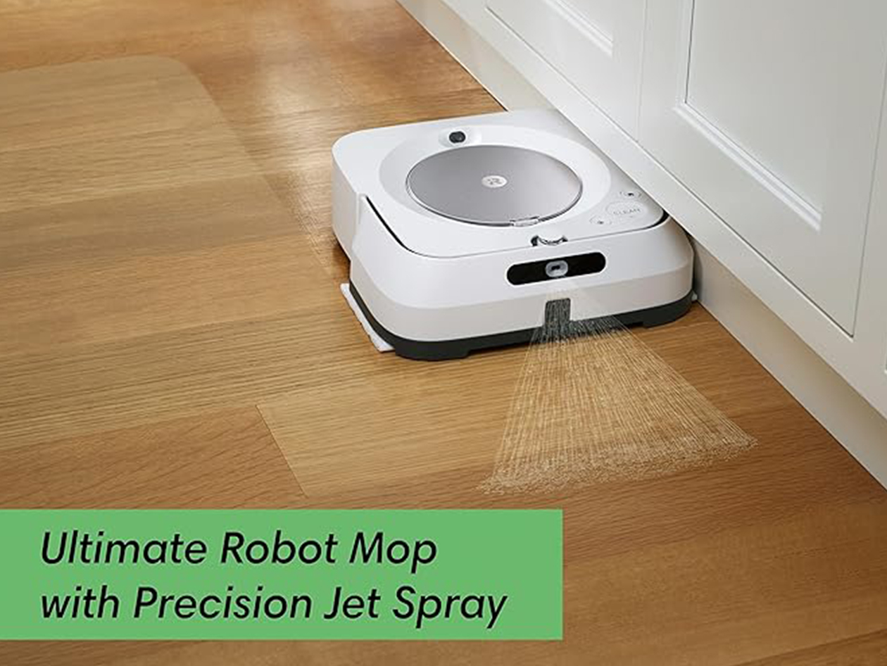iRobot Braava jet m6 Robot Mop - White (Refurbished)