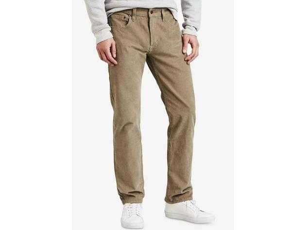 Levi's Men's 502 Taper Corduroy Pants Brown Size 36X34