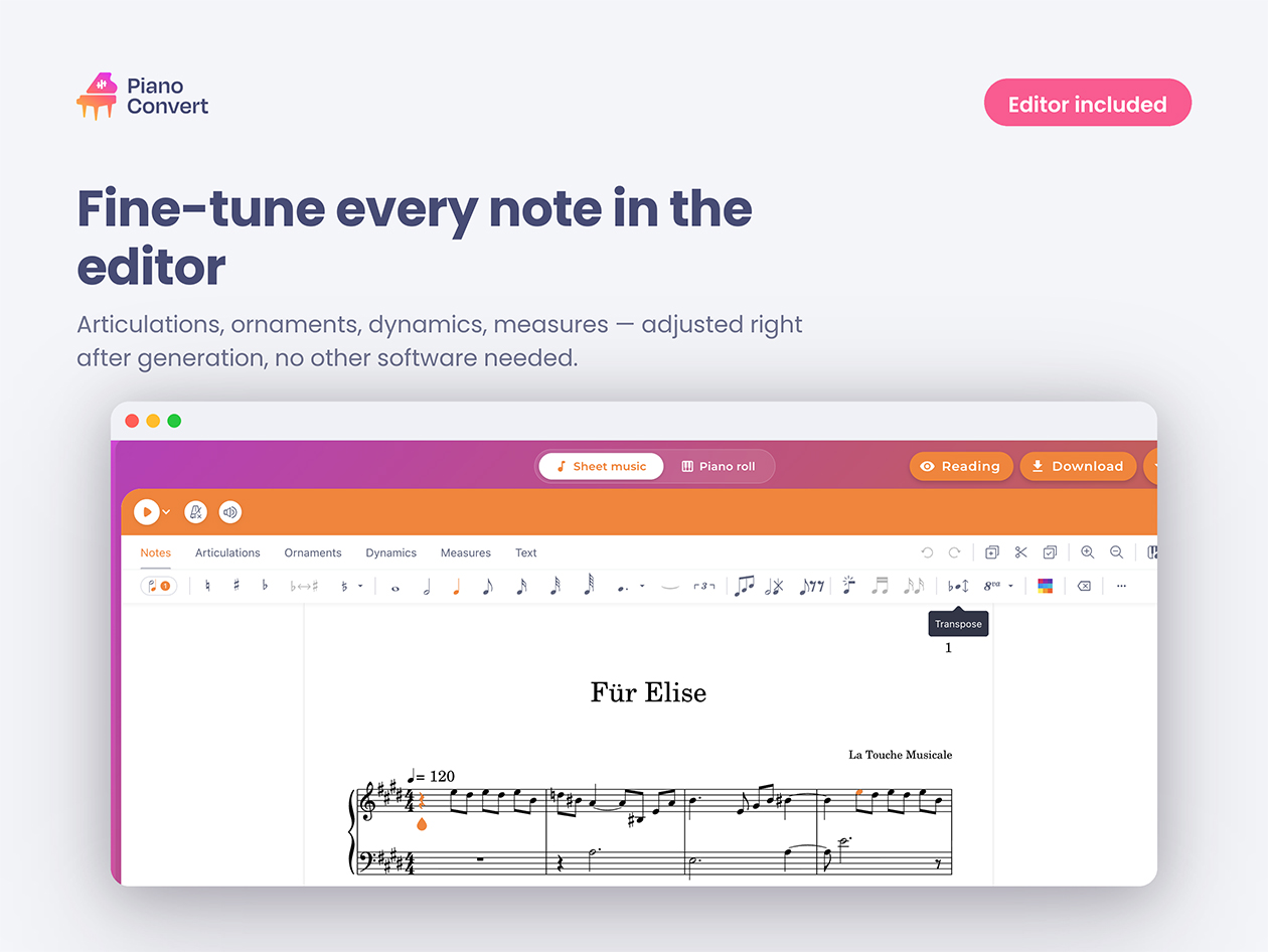 PianoConvert: Lifetime Subscription