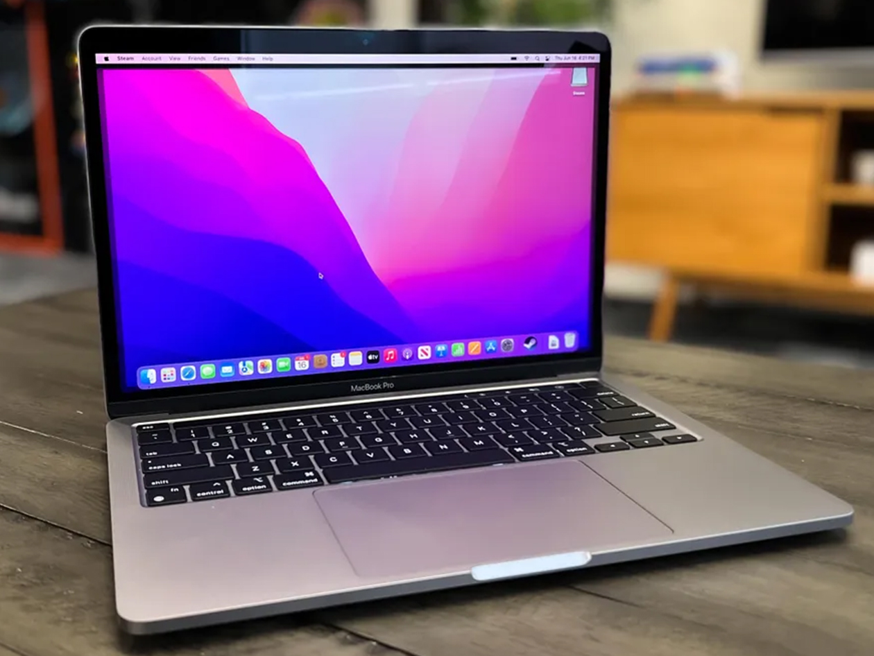 Apple MacBook Pro 13" (2022) M2 8CPU 10GPU 8GB RAM 256GB SSD Silver (Refurbished)