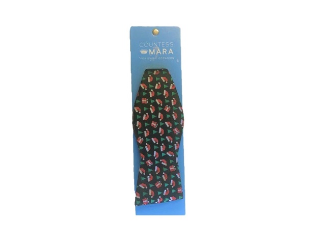 Countess Mara Men's TT Hol Lurex Hat/Tree Classic Dress Bow Tie Silk