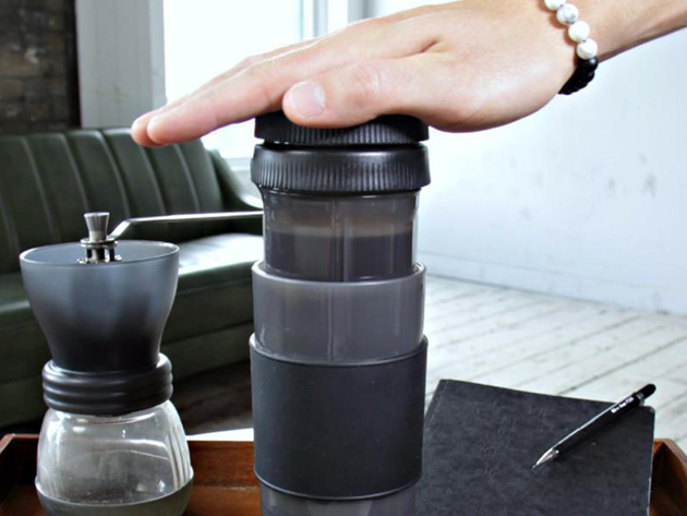 Pascal Press Coffee Mug and Portable Brewer