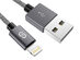 Nylon Braided iPhone Lightning Cable (6.6ft/Space Gray)
