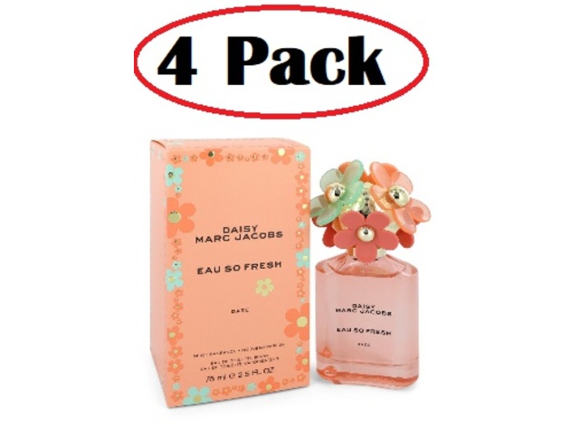 4 Pack of Daisy Eau So Fresh Daze by Marc Jacobs Eau De Toilette