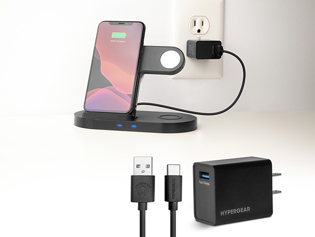 Hypergear 3-in-1 Wireless Charging Dock