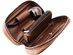 Leather Tobacco Smoking Wood Pipe Pouch Case