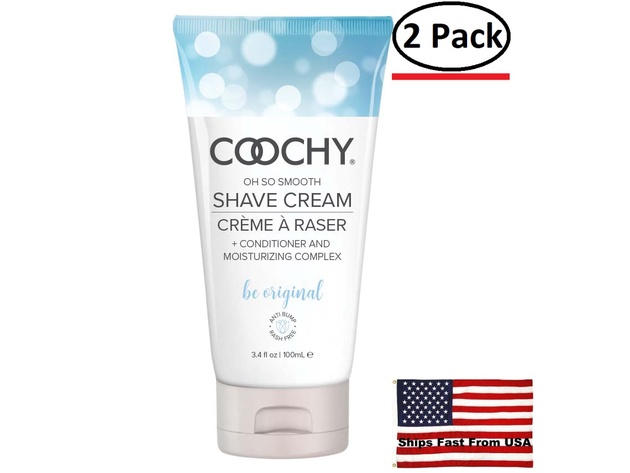 [ 2 Pack ] Coochy Shave Cream - Be Original - 3.4 Oz
