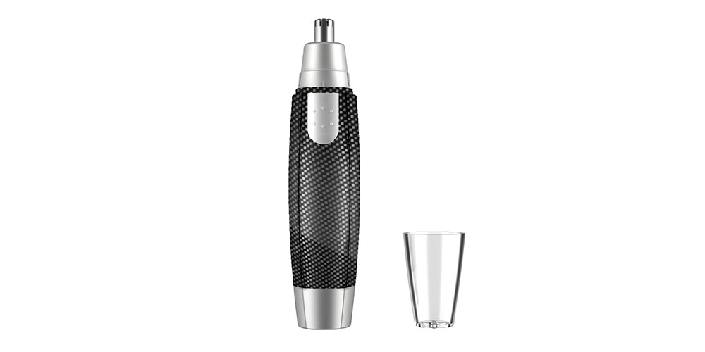 A nose and ear hair trimmer