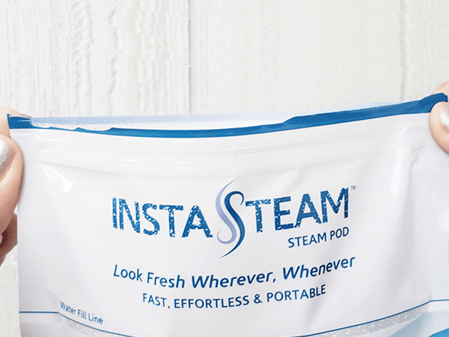 InstaSteam™: The World's First Electricity-Free Clothing Steamer