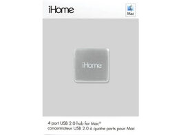 iHome IMACU100W Hi-Speed 4 Port USB 2.0 Hub