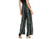 INC International Concepts Women's Striped Wide-Leg Pants Black Size 14