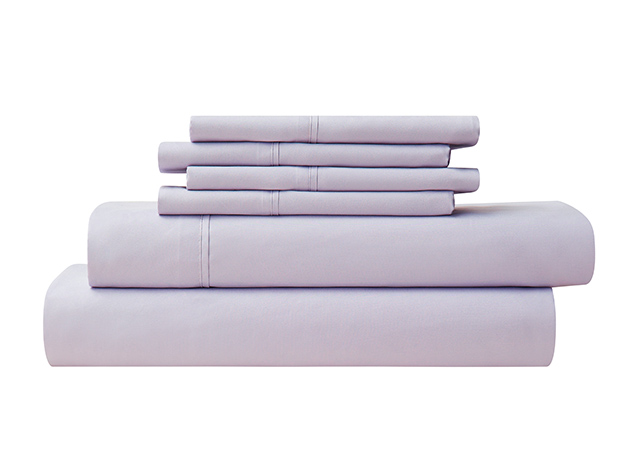 6-Piece Bamboo Comfort Luxury Sheet Set (Lilac/King)